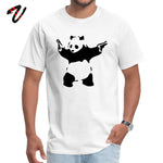 Men 2022 Tshirt Banksy Panda Guns Crewneck T-shirts