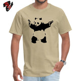 Men 2022 Tshirt Banksy Panda Guns Crewneck T-shirts