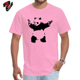 Men 2022 Tshirt Banksy Panda Guns Crewneck T-shirts