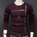 2022 Autumn Thickened Bottoming Tshirt Men's Long