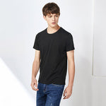 SEMIR 2022 summer cotton T shirts men 2021 simple o neck stretch