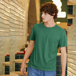 SEMIR 2022 summer cotton T shirts men 2021 simple o neck stretch