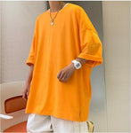 2022 Men's Solid Color Fashion T-shirt Short