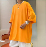 2022 Men's Solid Color Fashion T-shirt Short