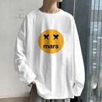 Men 2022 Long Sleeve T-shirts Printed O-neck Simple