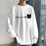 Men 2022 Long Sleeve T-shirts Printed O-neck Simple