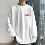 Men 2022 Long Sleeve T-shirts Printed O-neck Simple