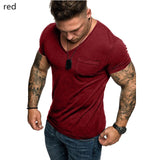 summer cotton 2022 T shirts men 2021 simple o neck stretch