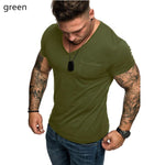 summer cotton 2022 T shirts men 2021 simple o neck stretch