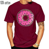 Simple 2022 Casual Men T Shirt Donut Design TShirt