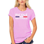 2022 Picole Nationale T Shirt Kawaii Loose Cotton