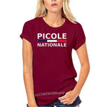 2022 Picole Nationale T Shirt Kawaii Loose Cotton